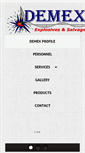Mobile Screenshot of demex.us