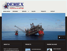 Tablet Screenshot of demex.us