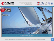 Tablet Screenshot of demex.pl